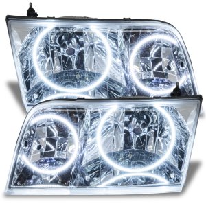 Ford Crown Victoria Headlight Assemblies - ORACLE Lighting - SMD Halogen - Chrome - `98-`11